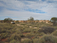 Tie down bay, Corunna Downs secret airstrip